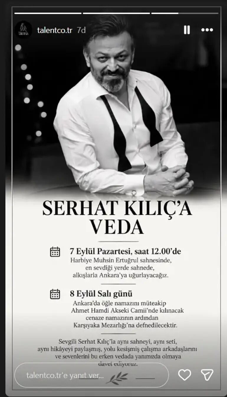 Serhat Kılıç’ın Cenazesi Ne Zaman, Saat Kaçta Ve Nereye Defnedilecek