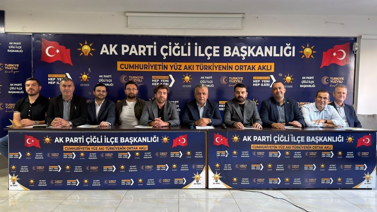 Ak Parti Çiğli İlçe Başkanı Oktay Özdemir Çiğli’de Yeni Dönem Hizmet Dönemidir