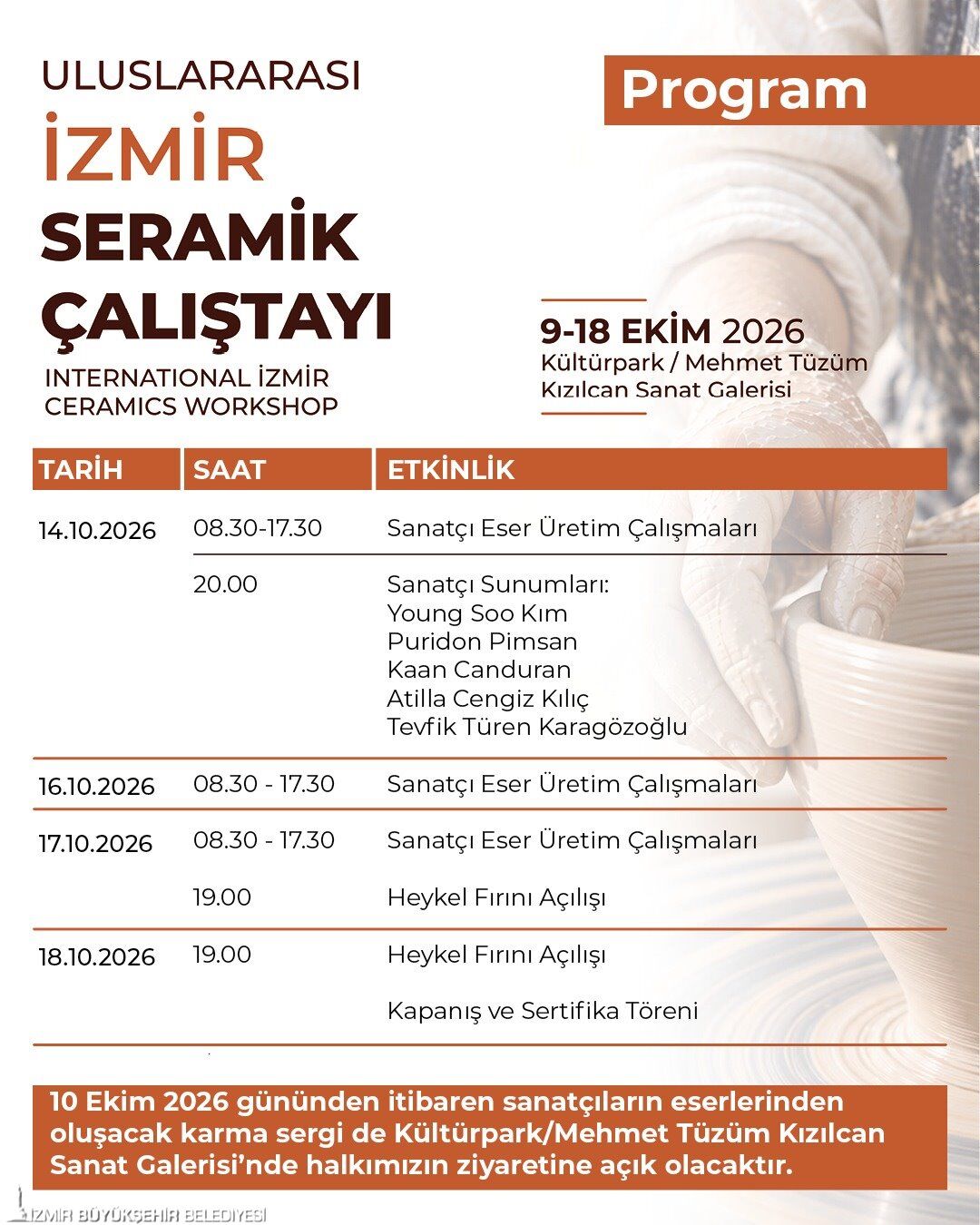 Geleceğin Seramik Müzesi'ne Ilk Adım İzmir’de Uluslararası Seramik Buluşması (3)