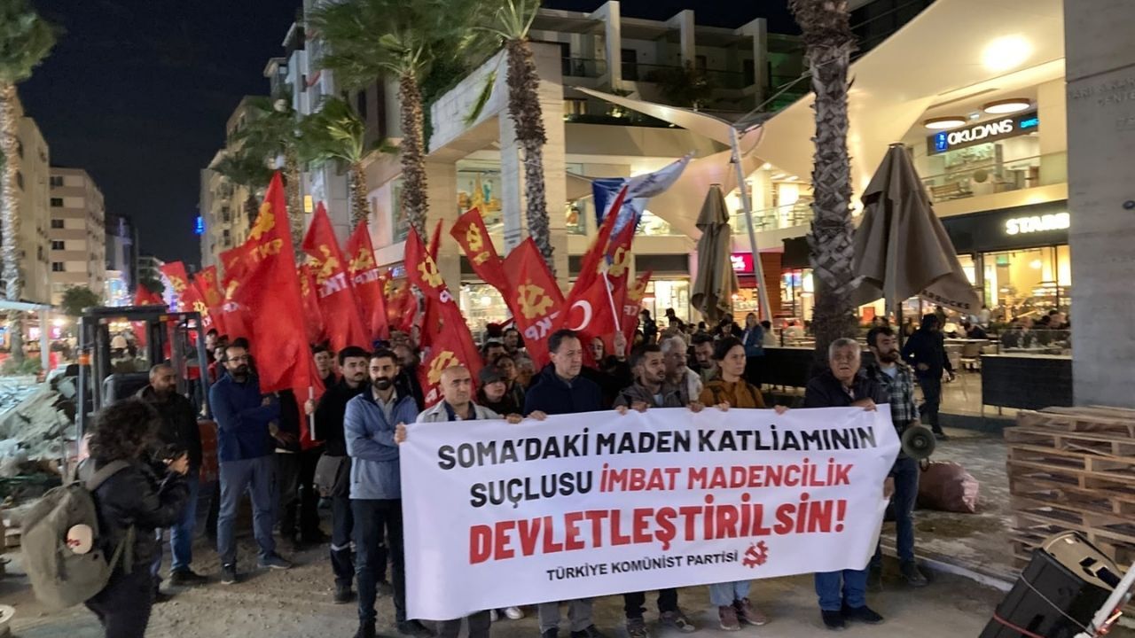 Soma’da Hayatını Kaybeden Madenciler Için Baret Bıraktılar Derhal Devletleştirilmeli4